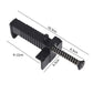 🧱 Adjustable PA6 Brick Line Clips & Extended Runners: Durable, No-Tools Setup, Dual Sizes for Precise Masonry Alignment