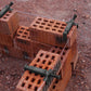 🧱 Adjustable PA6 Brick Line Clips & Extended Runners: Durable, No-Tools Setup, Dual Sizes for Precise Masonry Alignment