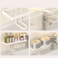 🚰 Over-the-Faucet Sink Organizer Shelf: No-Drilling, Quick-Draining, Rust-Proof Iron, Maximizes Counter Space