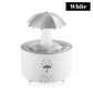 🌧️ 7-Color Rotating Raindrop Humidifier: Ultrasonic Cool Mist, 300ml, Quiet, Auto Shut-Off
