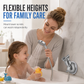 🚿 Adjustable Suction Cup Shower Head Holder: Drill-Free, Multi-Angle Neck, Strong Grip, Universal Fit for Bathroom Tiles