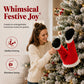 🧝 Animated Christmas Elf Legs Ornament: Electric Kicking Motion, Universal Branch Clamp, Funny Stuck-Elf Effect