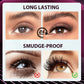 👁️ Charming Waterproof Mascara: Long-Lasting, Gentle for Sensitive Eyes, Silicone Brush, Non-Clumping Formula
