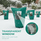 ❄️ Winter Plant Freeze Cover: Heavy-Duty Frost Jacket with Zipper & Drawstring, Breathable Non-Woven, Reusable