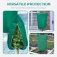 ❄️ Winter Plant Freeze Cover: Heavy-Duty Frost Jacket with Zipper & Drawstring, Breathable Non-Woven, Reusable