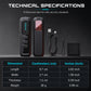 🕵️ T19 Anti-Spy Camera Detector: Full-Spectrum Bug Sweeper, GPS Tracker Finder, 25H Battery, Pocket-Sized