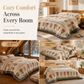⏳Limited-time 50% off⏰Double-Sided Sherpa Fleece Comforter – Thick Warm Winter Quilt with Soft Velvet Feel for Cozy Bedroom Bedding❄️🛌