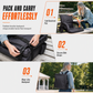 🪑 Heated Stadium Seat: Portable Foldable Chair with Backpack Straps, USB Heating, 5 Angles, Waterproof for Outdoor Events