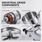 ⚡ High-Speed Ultra-Fine Electric Grinder: Multi-Blade System, 150-1000g Capacity, Stainless Steel, for Spices & Grains