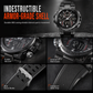 ⌚ Tactical Digital Sports Watch: 50M Waterproof, Dual Display, Rugged ABS