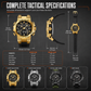 ⌚ Tactical Digital Sports Watch: 50M Waterproof, Dual Display, Rugged ABS