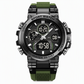 ⌚ Tactical Digital Sports Watch: 50M Waterproof, Dual Display, Rugged ABS