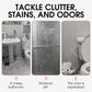 🧼 Multi-Purpose Bathroom Cleaner Spray: Removes Limescale & Soap Scum, Botanical Scent, Safe for Glass & Tiles