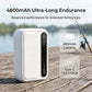 🐟 Rechargeable Portable Oxygen Pump: 4800mAh, Dual-Outlet, Ultra-Quiet, Long-Lasting for Fishing & Aquariums