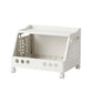 🛒 Multi-Tier Foldable Storage Cart: 4 Tiers, 360° Locking Wheels, Space-Saving, Portable