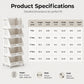 🛒 Multi-Tier Foldable Storage Cart: 4 Tiers, 360° Locking Wheels, Space-Saving, Portable