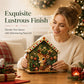 🎁 Christmas 3D Pearl Art Set: DIY Decor, 6 Themes incl. Reindeer & Wreath, Premium Quality