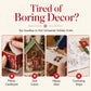 🎁 Christmas 3D Pearl Art Set: DIY Decor, 6 Themes incl. Reindeer & Wreath, Premium Quality