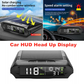 🚗 Solar Car GPS Head-Up Display: Dual Charging, Smart Brightness, Speed Alerts, Vibration-Auto-Start for Safe Driving