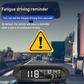 🚗 Solar Car GPS Head-Up Display: Dual Charging, Smart Brightness, Speed Alerts, Vibration-Auto-Start for Safe Driving
