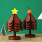 🏠Foldable Wooden Tree-Shaped Trivet Set for Hot Dishes & Coasters