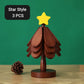 🏠Foldable Wooden Tree-Shaped Trivet Set for Hot Dishes & Coasters