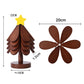 🏠Foldable Wooden Tree-Shaped Trivet Set for Hot Dishes & Coasters