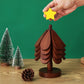 🏠Foldable Wooden Tree-Shaped Trivet Set for Hot Dishes & Coasters