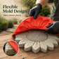 🎨 Reusable Garden Stone Mold: 5 Designs, Silicone, Easy-Release, Paint-Ready, for Creative Outdoor Pathways