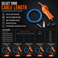 ⚡ Electrician Wire Threader Kit: 6mm Cable Puller, Drill-Powered, Tension Control, Durable ABS/Steel, for Fast Wiring