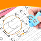 ✏️ Magic Grooved Copybook Set: Tactile Letter Tracing, Ergonomic Grip, Reusable, for Kids' Handwriting Practice