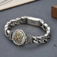 📿 Vintage Rotating Vajra Bracelet for Men: Copper, Electroplated, 18-22cm, Bold Statement Jewelry for Daily Wear