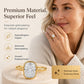✨ Ice-Cut Cushion Ring for Women: Elegant Bezel Setting, Stackable Design, Tarnish-Resistant, Ideal for Daily Wear
