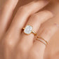 ✨ Ice-Cut Cushion Ring for Women: Elegant Bezel Setting, Stackable Design, Tarnish-Resistant, Ideal for Daily Wear