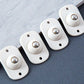 📦 4Pcs Universal 360° Moving Wheels: Stick-On, Silent, Scratch-Proof, ABS/Steel