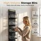 🚪 Space-Saving Over-Door Organizer: 4/6 Tiers, Transparent Windows, Sturdy PP, No-Drill