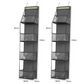 🚪 Space-Saving Over-Door Organizer: 4/6 Tiers, Transparent Windows, Sturdy PP, No-Drill