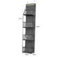 🚪 Space-Saving Over-Door Organizer: 4/6 Tiers, Transparent Windows, Sturdy PP, No-Drill