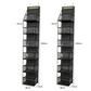 🚪 Space-Saving Over-Door Organizer: 4/6 Tiers, Transparent Windows, Sturdy PP, No-Drill