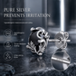 🖤 Gothic Vine Stud Earrings: S925 Silver, Black Zirconia, Hypoallergenic, Lightweight, Vintage Gothic Style