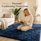 🧶 Thickened Plush Shaggy Area Rug: Gradient Tie-Dye, Soft, Non-Slip