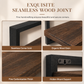 🪵 Solid Wood Floating Shelves: Wall-Mounted, 2/4-Piece Sets, Carbonized Black/Walnut, Heavy-Duty Display