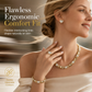 ❤️ Gold Heart Jewelry Set: 4-in-1 Necklace, Earrings, Bracelet & Ring, All-in-One Gift Box