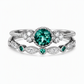 💍 Women's Micro Pave Zircon Ring: Vintage Double-Band, AAA Gemstone, Stackable