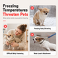 🐕 Warm Hooded Pet Coat: Thickened Fleece Winter Vest, Windproof, Built-in Harness, for Small/Medium Dogs
