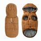 🐕 Warm Hooded Pet Coat: Thickened Fleece Winter Vest, Windproof, Built-in Harness, for Small/Medium Dogs