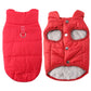 🐕 Warm Hooded Pet Coat: Thickened Fleece Winter Vest, Windproof, Built-in Harness, for Small/Medium Dogs