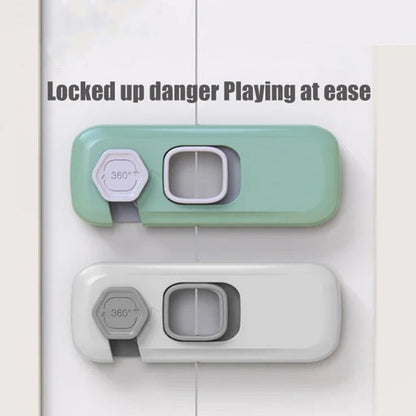 👶 Child Proof Refrigerator Locks:  Strong Adhesive, Versatile for Cabinets & Drawers, Easy to Install