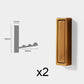 🪝 Multifunctional Wall Mount Foldable Hook: 90° Rotating, Space-Saving, Durable Metal