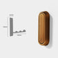 🪝 Multifunctional Wall Mount Foldable Hook: 90° Rotating, Space-Saving, Durable Metal